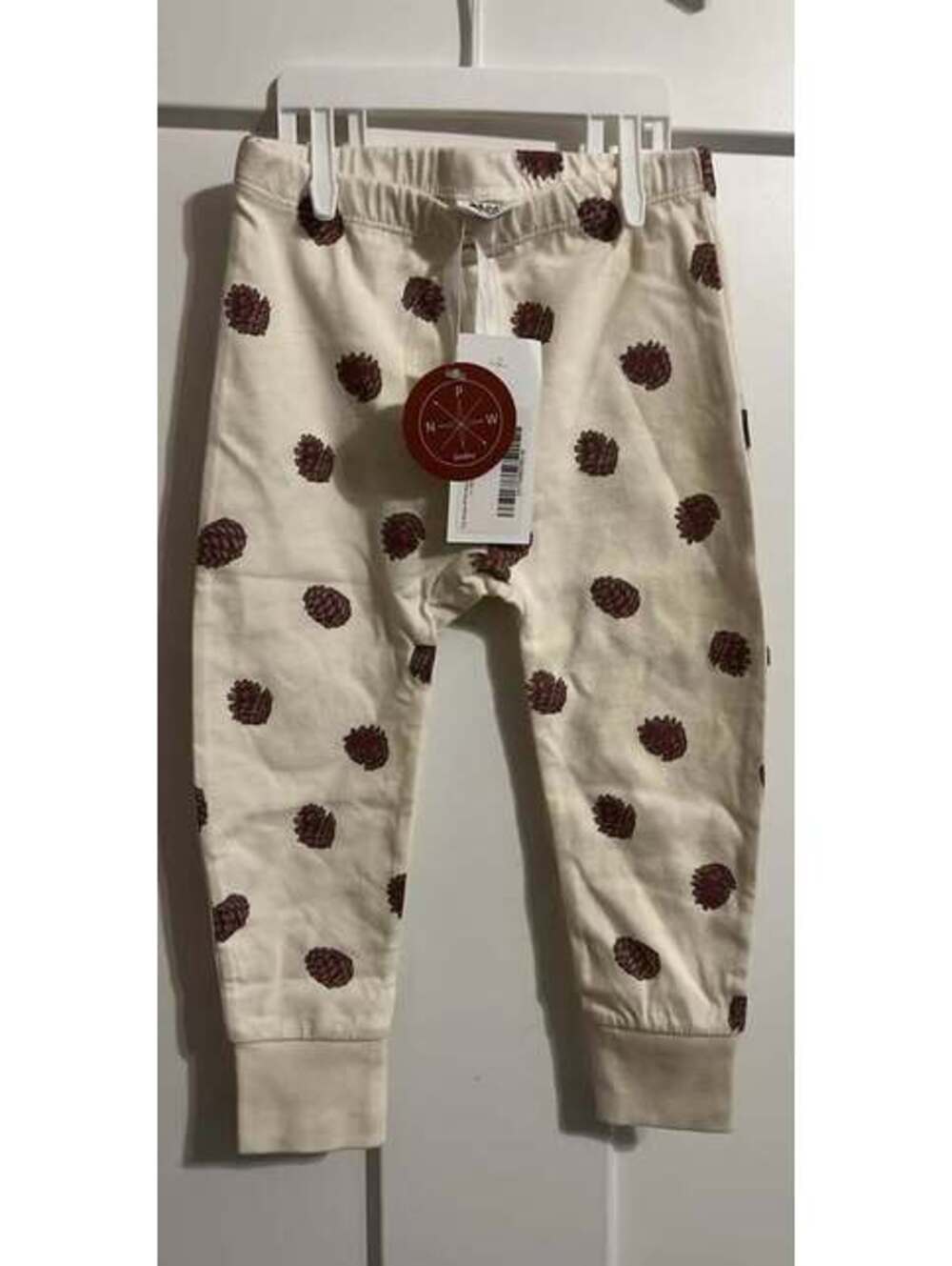 PNW Baby Pant - Natural Pinecones 12-18mo